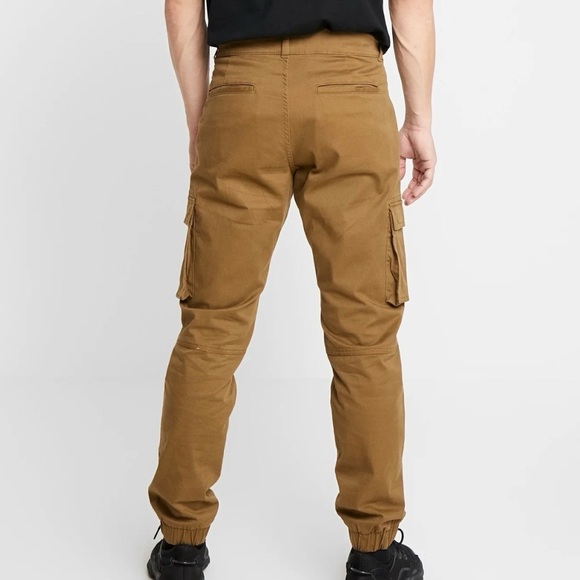 Only & Sons Men’s Tan Cargo Jogger Pants W30 L32 - Picture 2 of 11